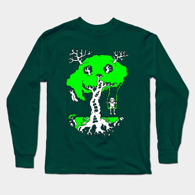 Smile Tree Long Sleeve T-Shirt by martinussumbaji